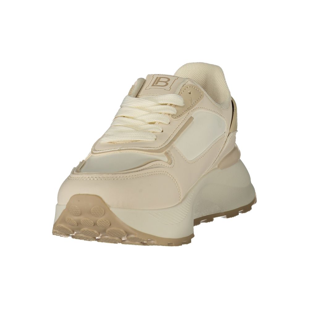 Laura Biagiotti Bianco Polyurethane Womens Sneaker