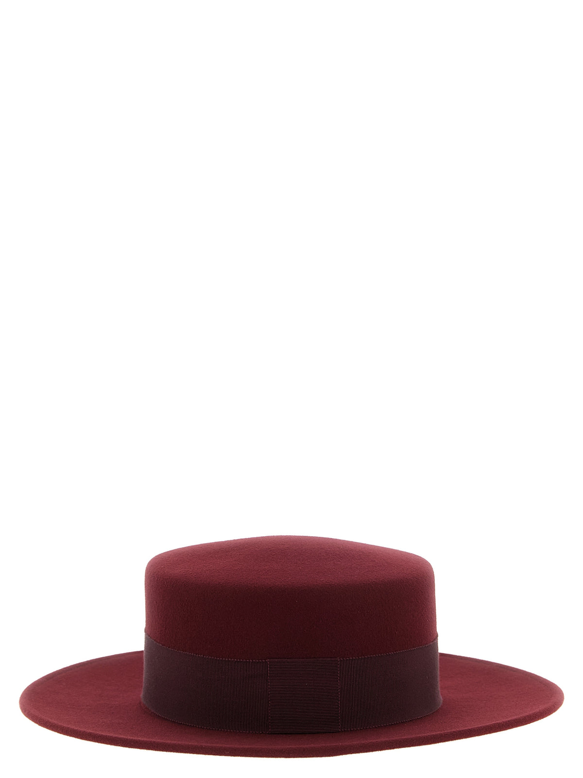 Maison Michel Bordeaux Wool Hat