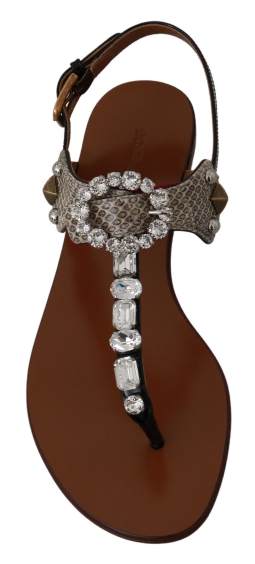 Dolce & Gabbana Tyylikkäät olkaimet, joissa on eksoottista charmia