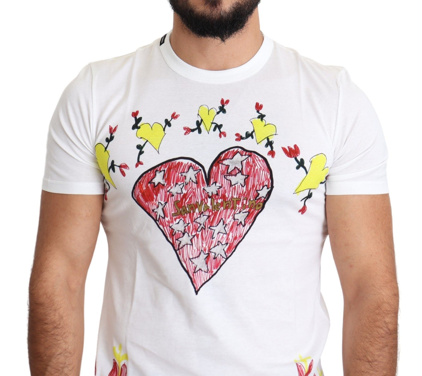 Dolce & Gabbana Chic Saint Valentine Round Neck T-Shirt