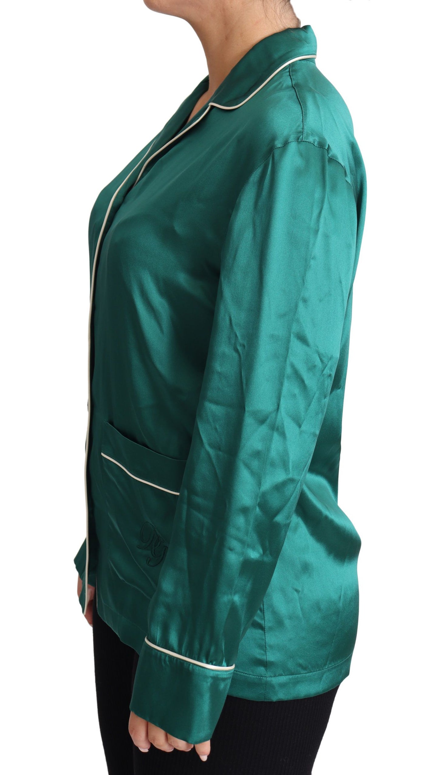 Dolce & Gabbana Elegant Silk Pyjama Lounge -paita