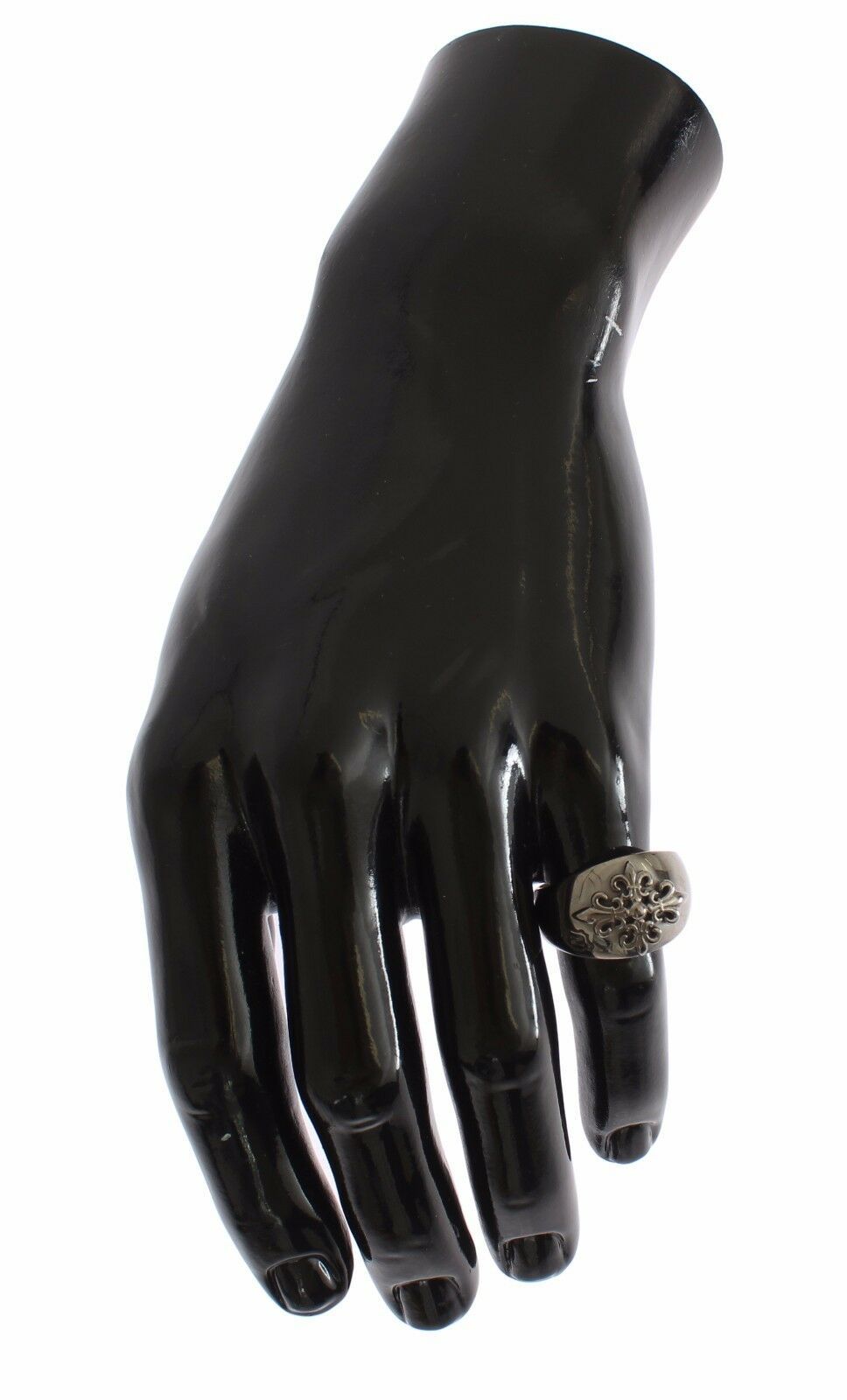 Miesten Nialaya Sterling Hopea Rodiumin Statement Sormus