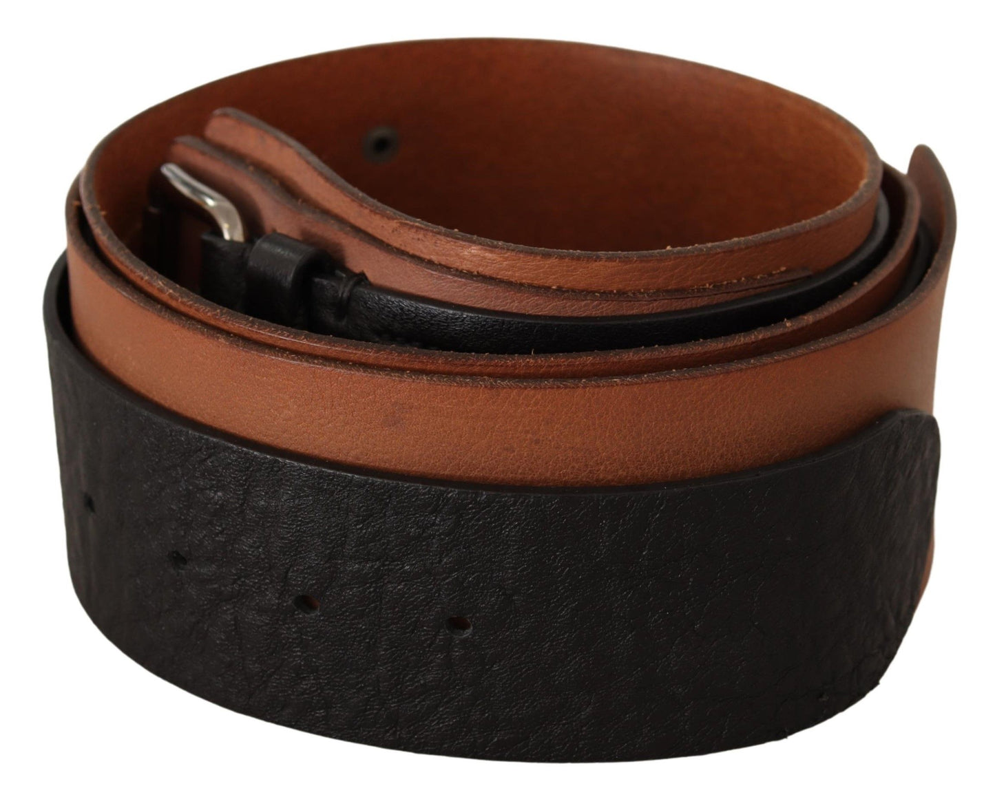 Costume National Elegant two-tone leather fashion belt
