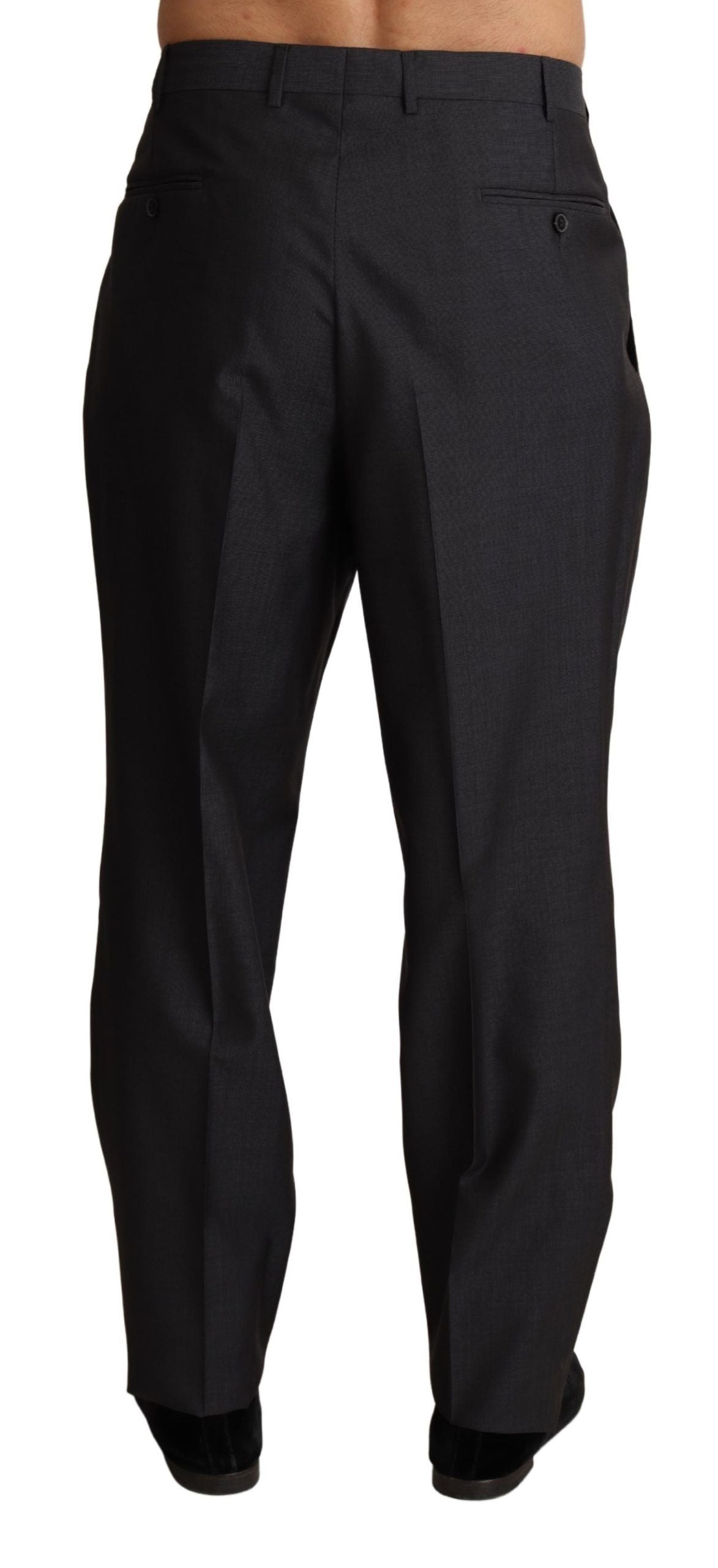 Dolce & Gabbana Elegant Grey Skinny Dress Pants