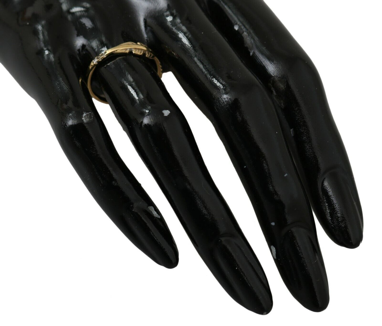 Nialaya Elegant Gold CZ Crystal naisten sormus