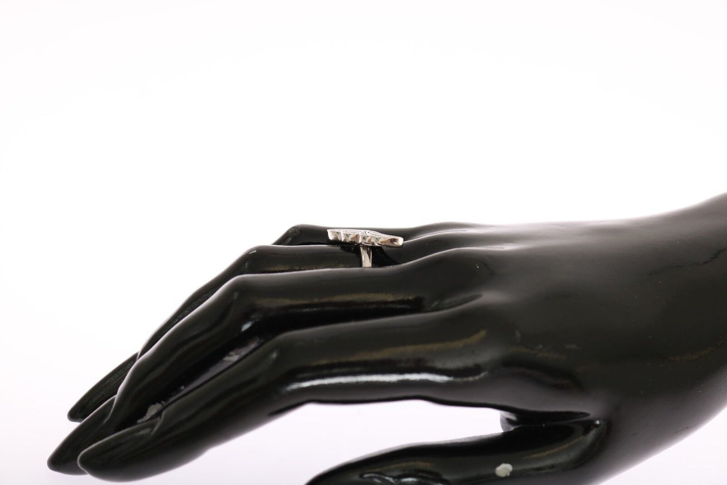 Nialaya Elegant Sterling Silver CZ Crystal Sormus