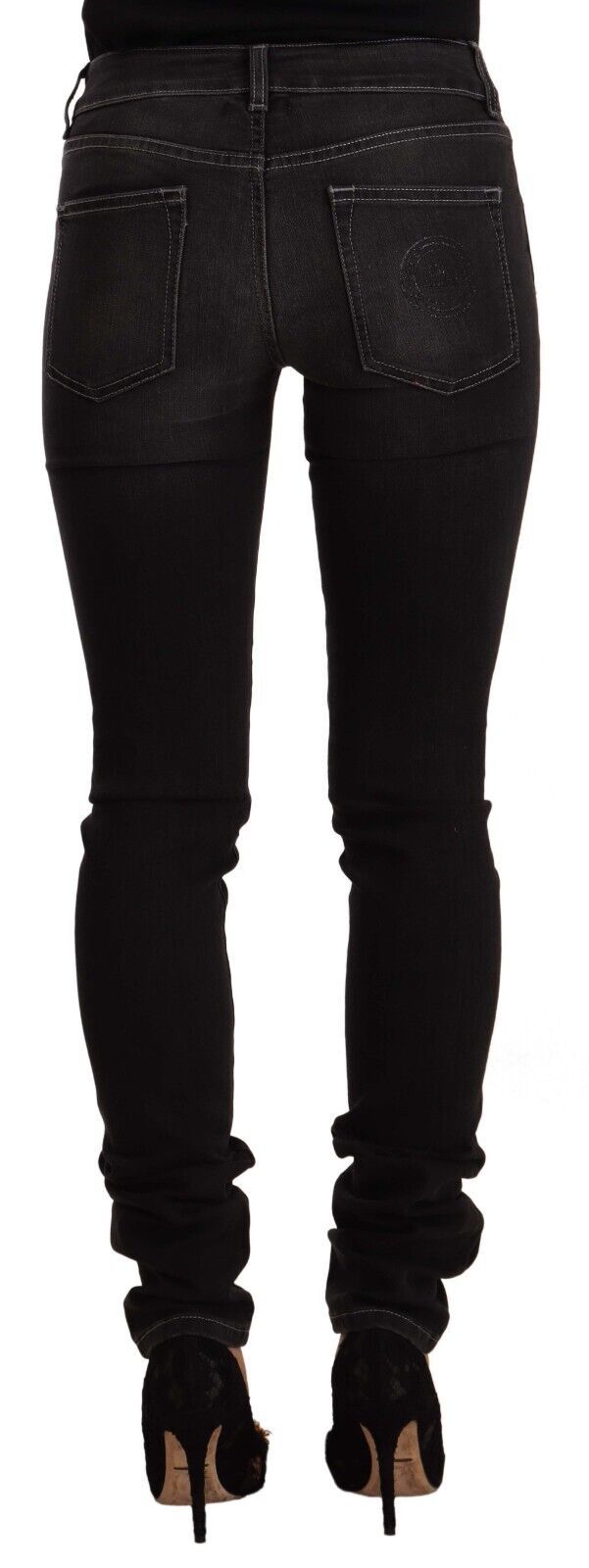 GF Ferre Chic slim fit farkut, musta, pesty