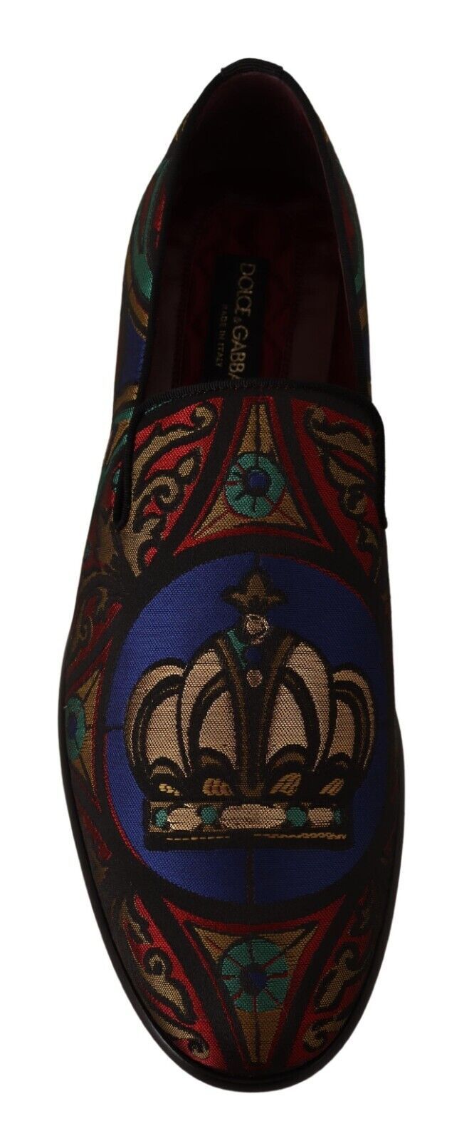 Dolce & Gabbana Multicolor Jacquard Slipper Slippers