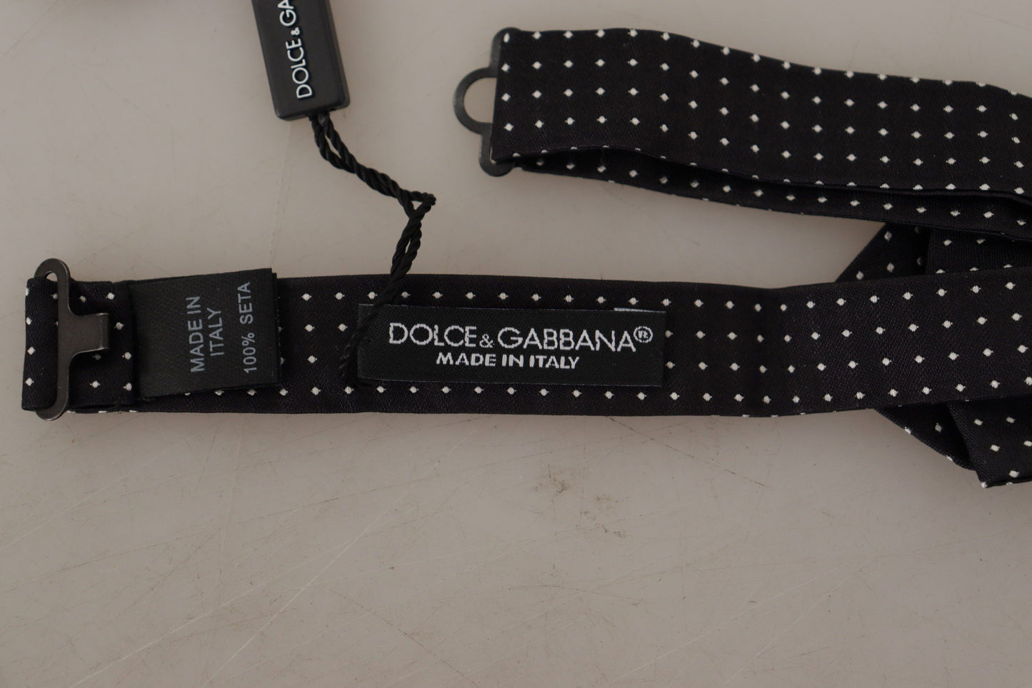 Dolce & Gabbana Hieno silkkirusetti pilkulla