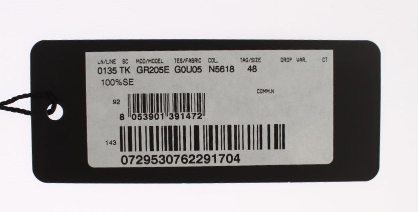 Dolce & Gabbana Elegant cummerbund harmaasta silkistä