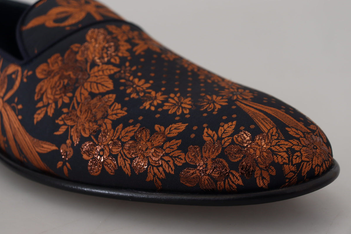 Dolce & Gabbana Elegant floral slippers