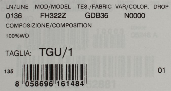 Dolce & Gabbana Elegant cloche hat in black wool with floral pattern