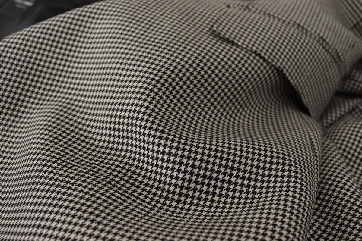 Dolce & Gabbana Elegant Gray Checked Wool Blazer