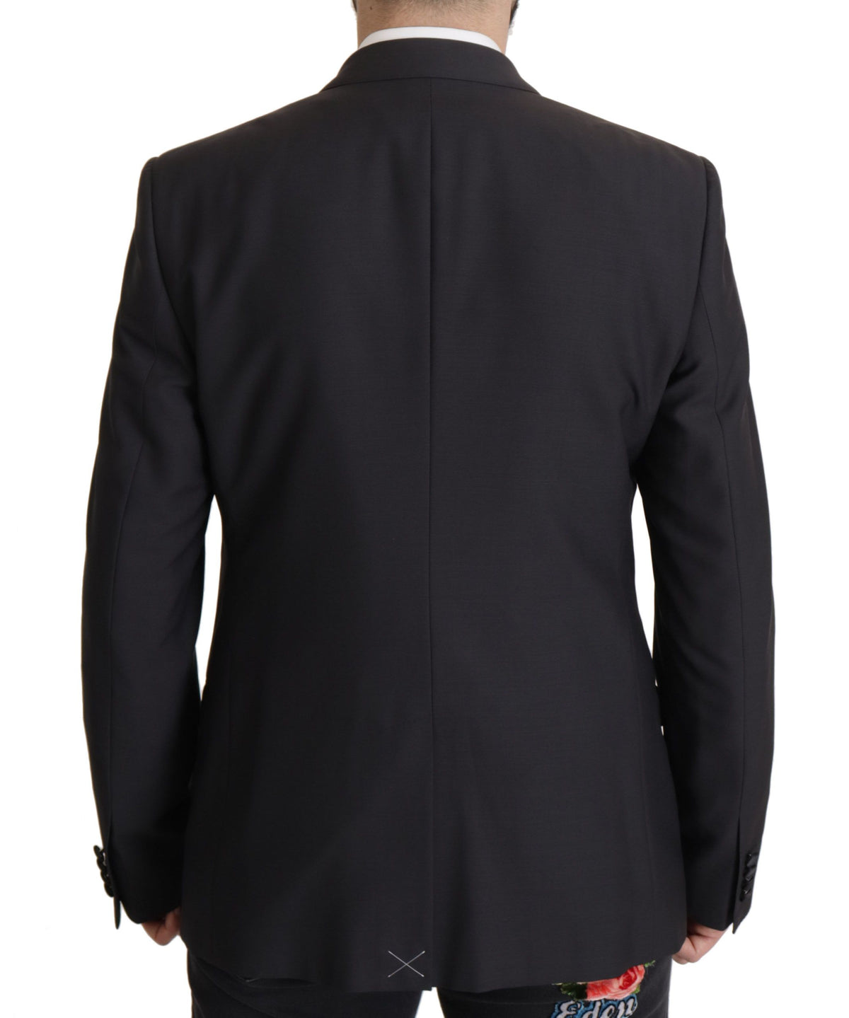 Dolce & Gabbana Elegant dark blue martini blazer in two parts