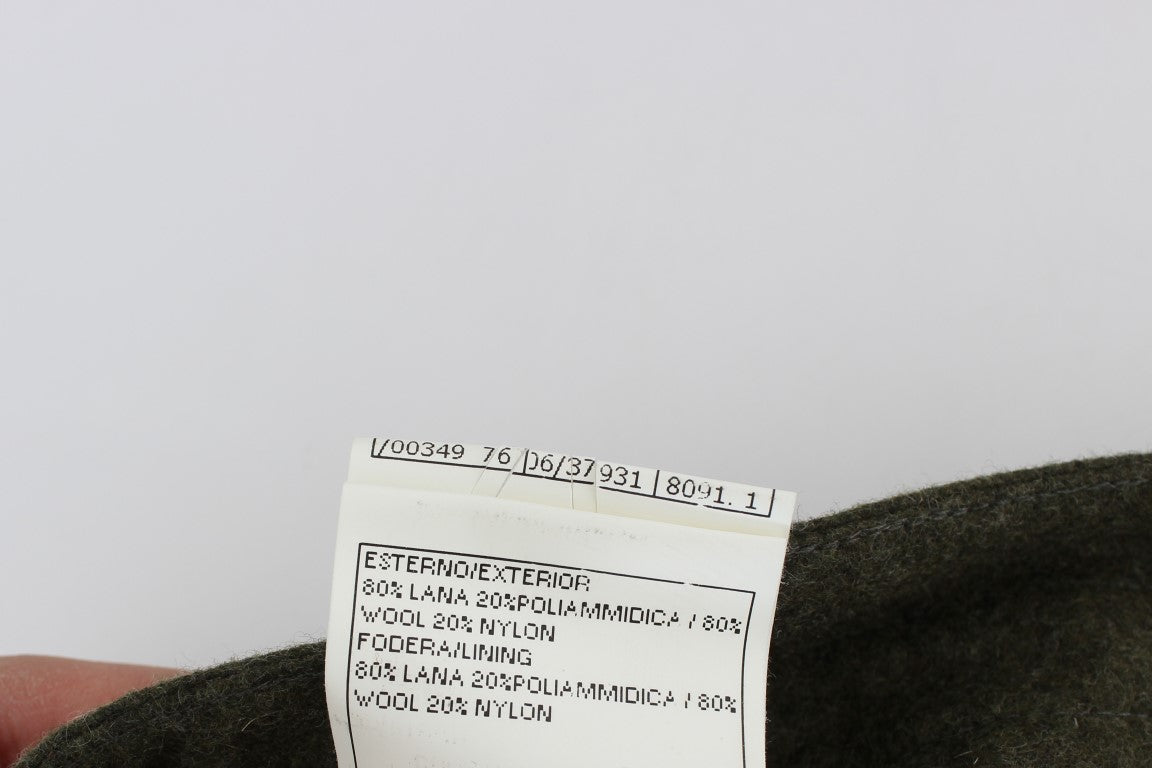 Ermanno Scervino Chic green cargo pants for effortless style