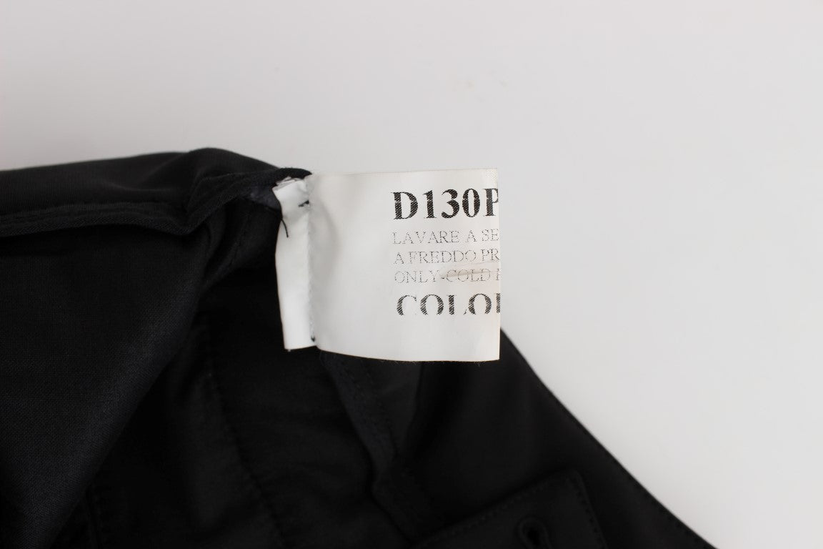 Ermanno Scervino Elegant cropped capri pants in black