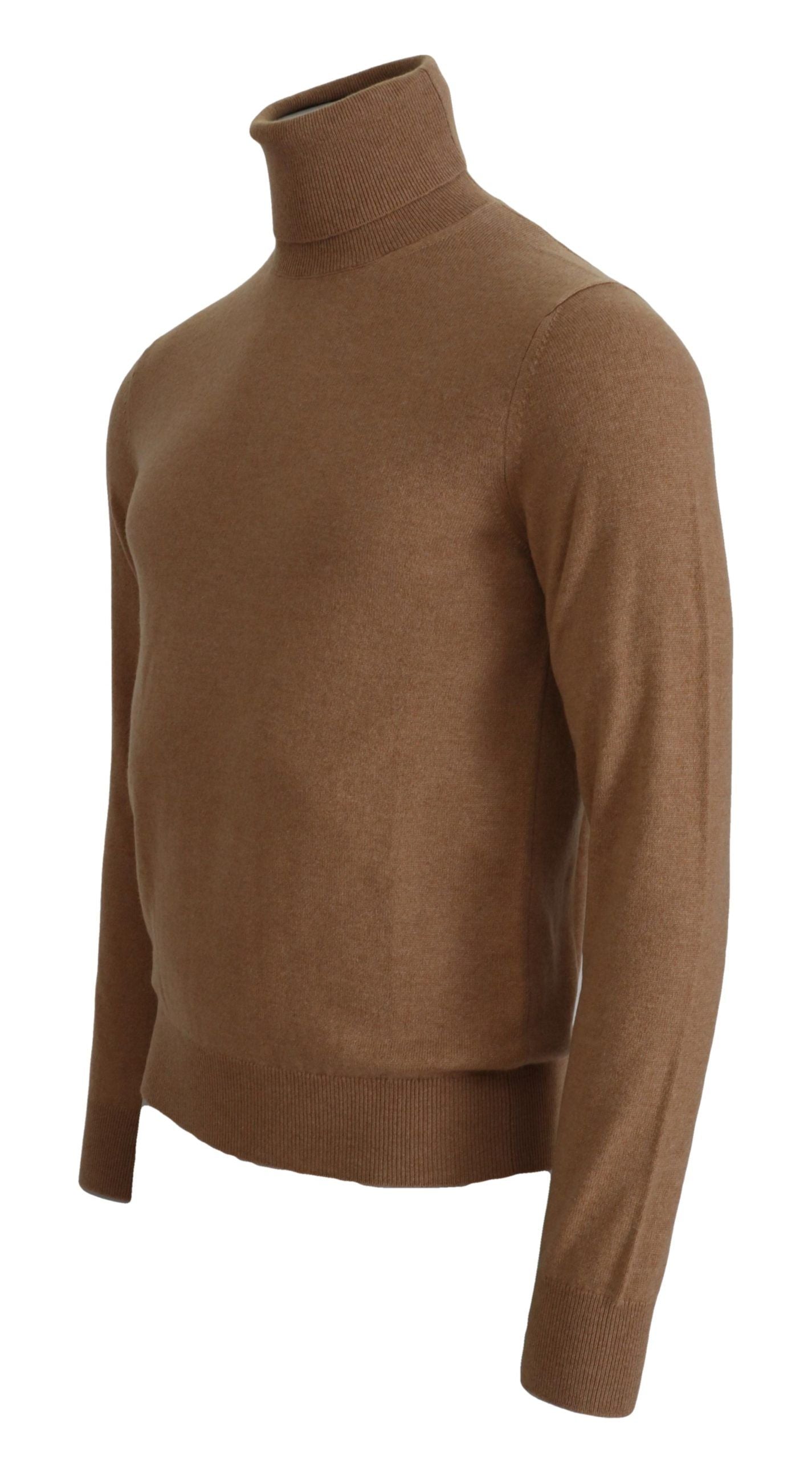 Dolce & Gabbana beige cashmere turtleneck sweater