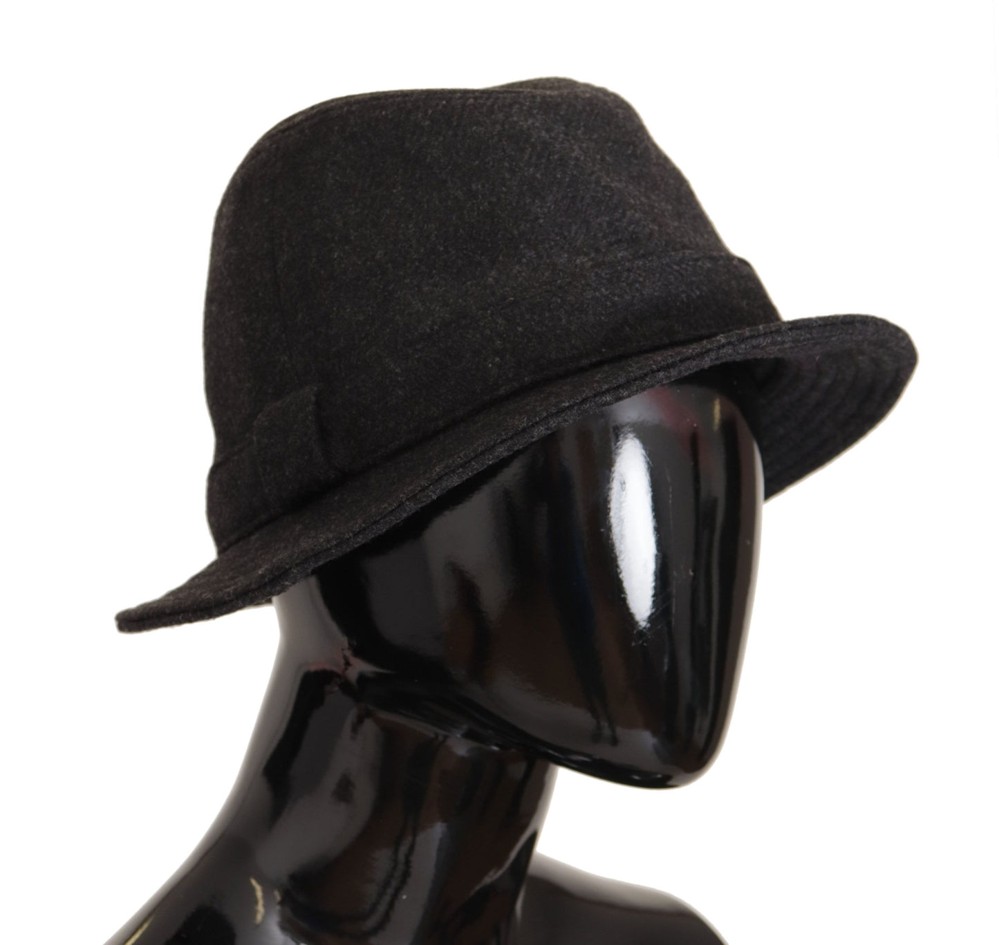 Dolce & Gabbana Elegant grey trilby hat in wool and cashmere