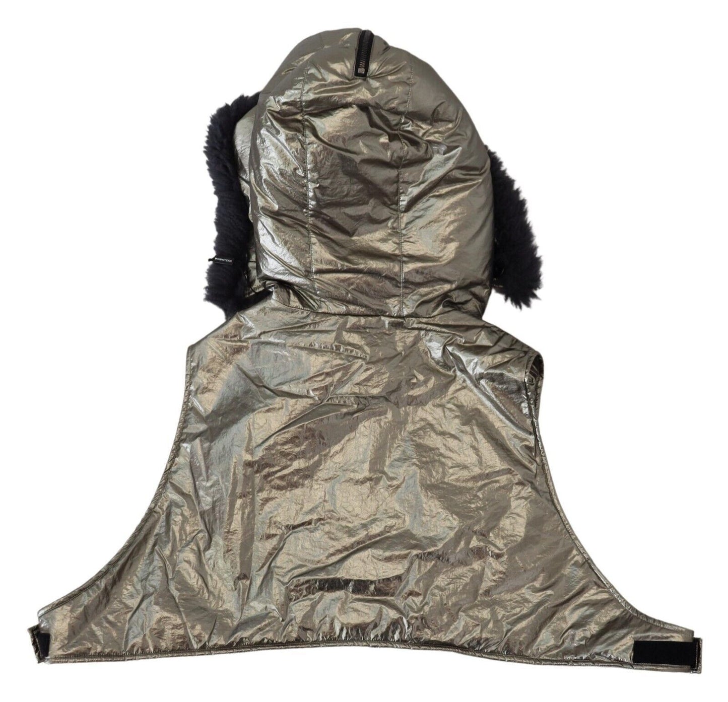 Dolce & Gabbana Elegant Silver Full Head Wrap Hat