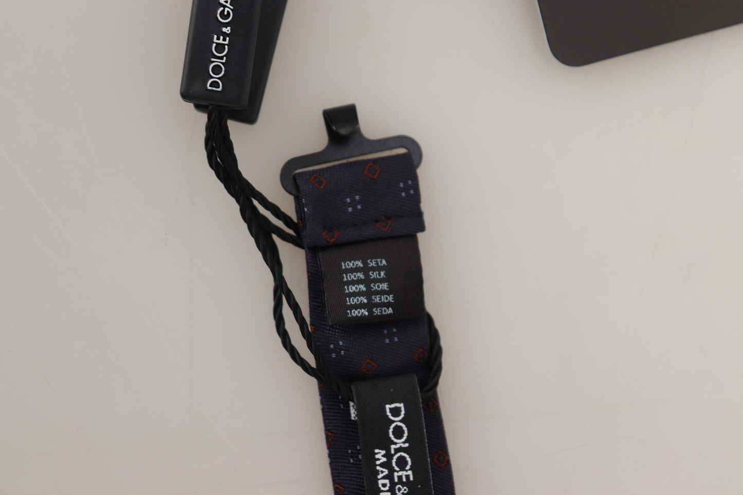 Dolce & Gabbana Elegant patterned silk bow tie