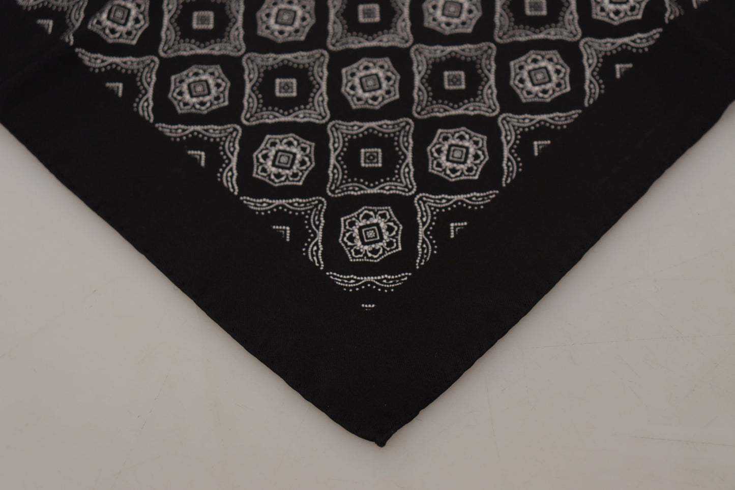 Dolce & Gabbana Elegant geometric square silk scarf
