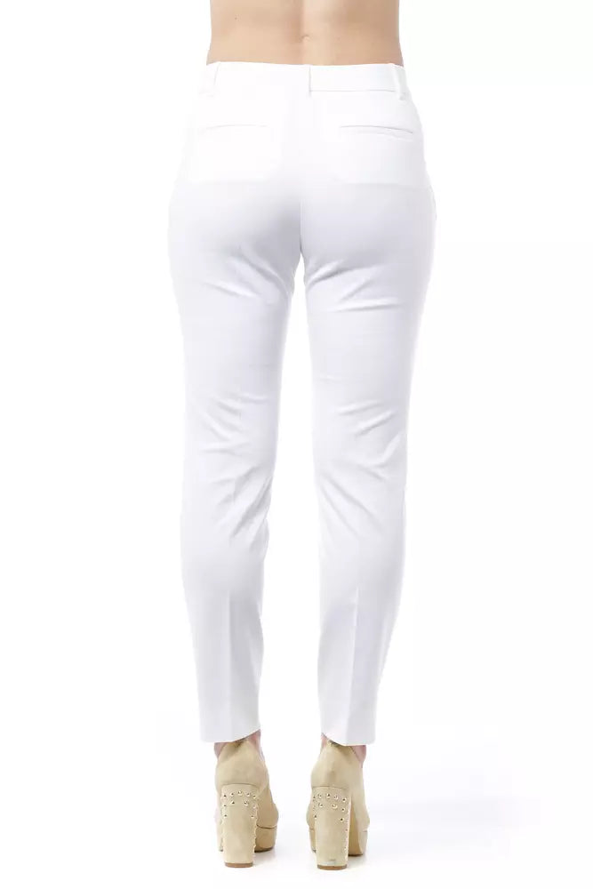Peserico Chic high-waisted cigarette leg trousers