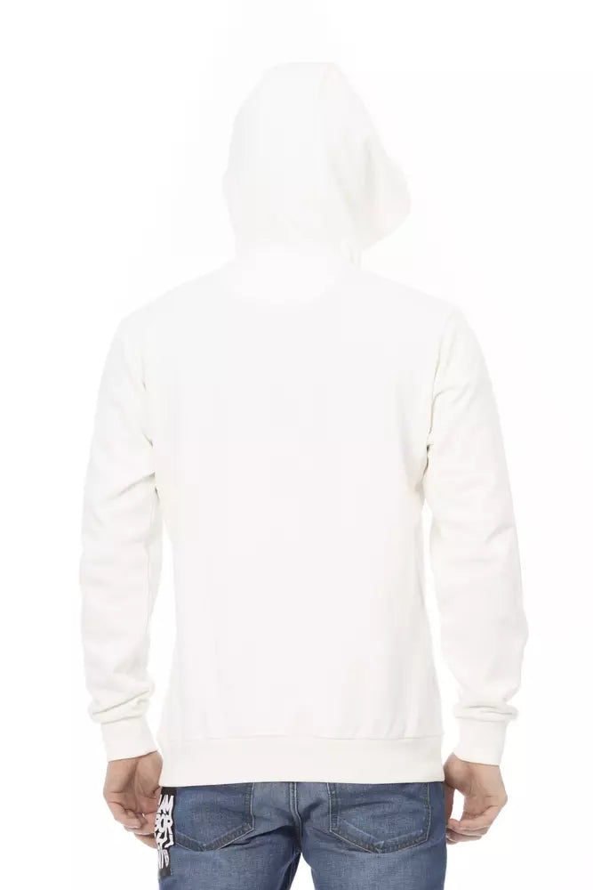 Automobili Lamborghini men's sweater in white cotton