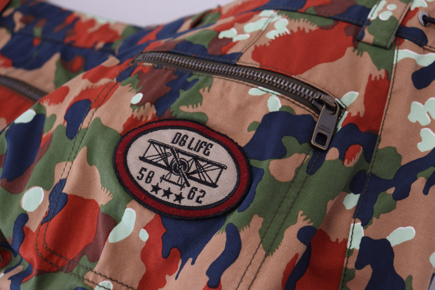 Dolce & Gabbana Italian Designer Multicolor Cargo Shortsit