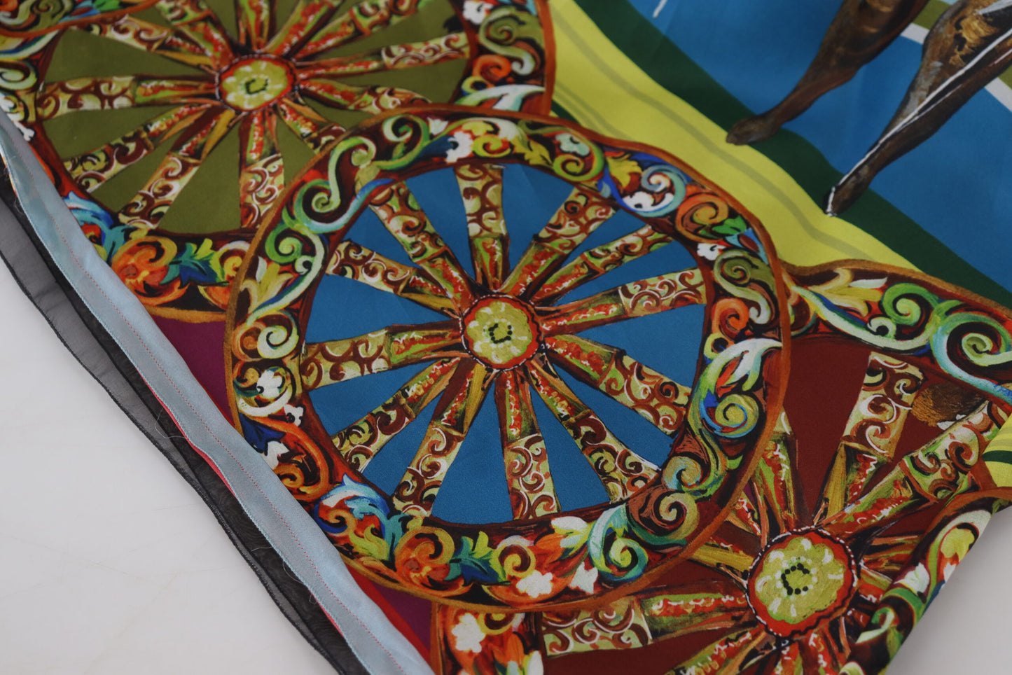 Dolce & Gabbana Sicilian Elegance pitkä silkkimekko