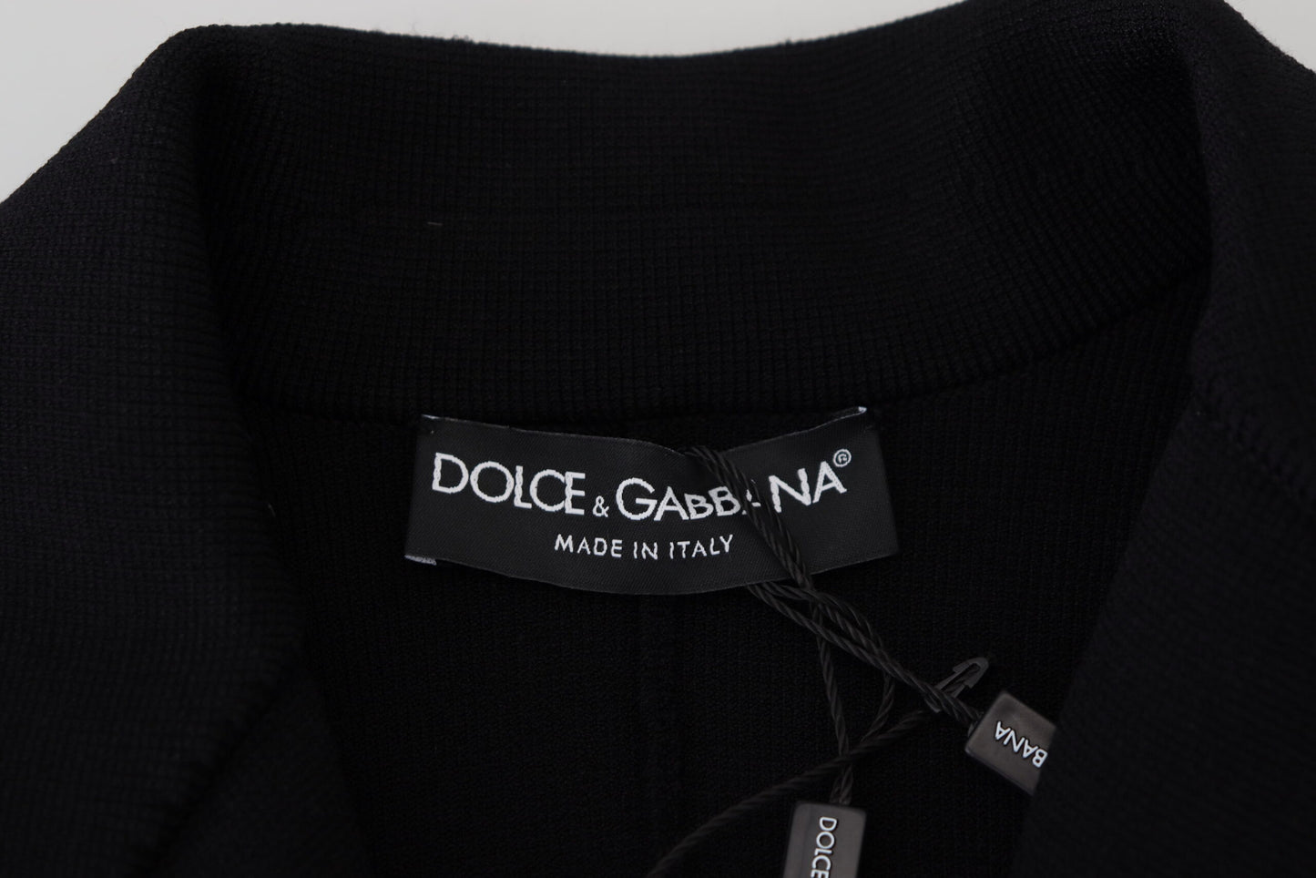 Dolce & Gabbana Elegant black long-sleeved jacket