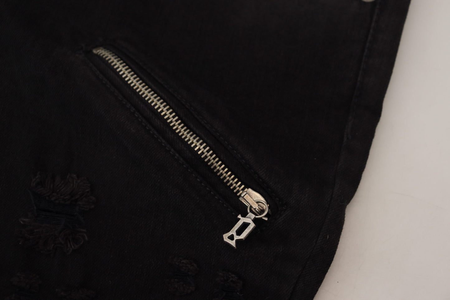 John Galliano Chic black mid-waist flared jeans