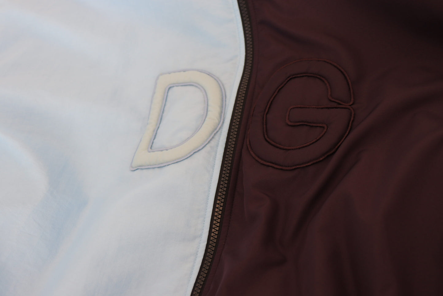 Dolce & Gabbana Elegant blue jacket with hood - full zip