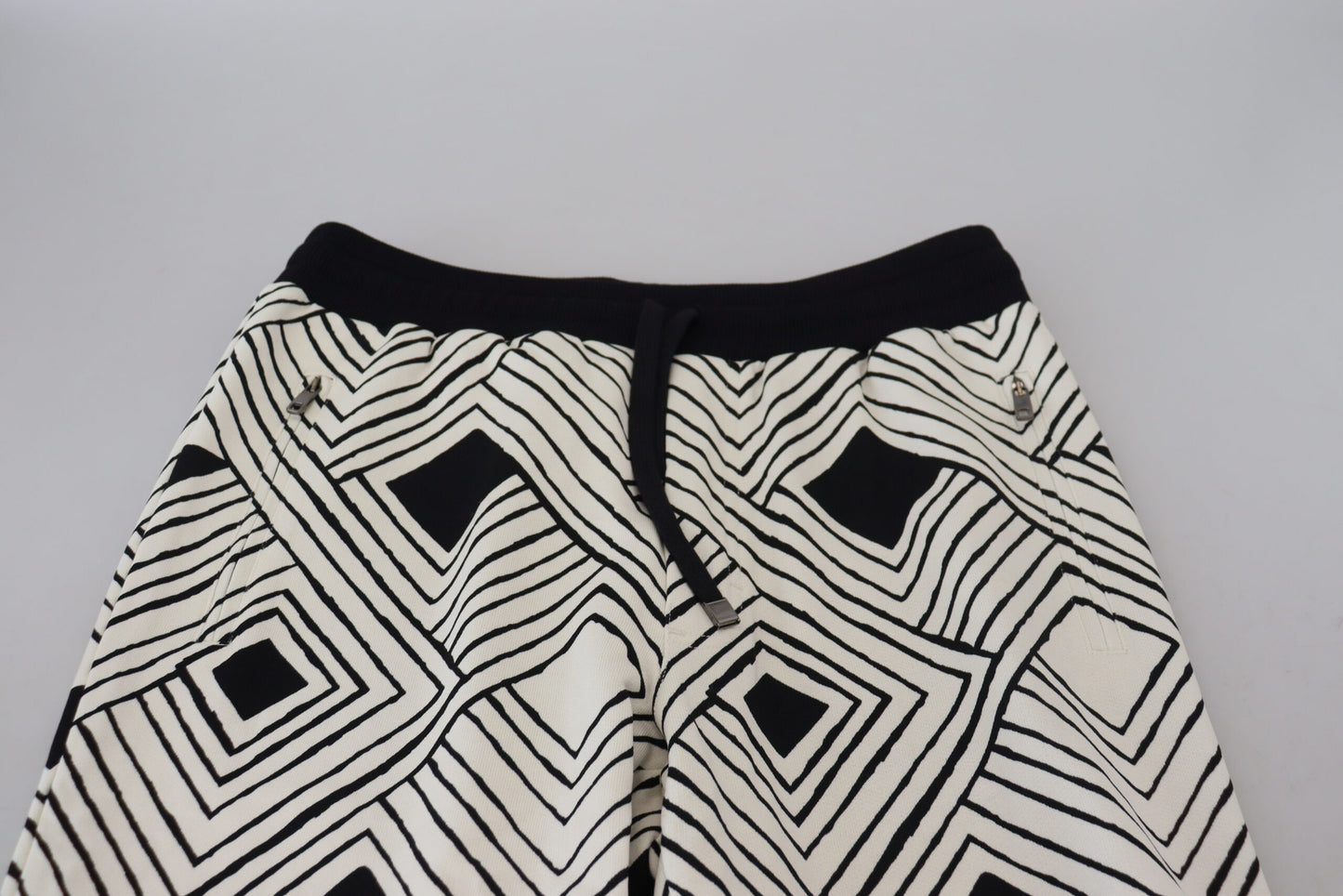 Dolce & Gabbana Elegant monochrome sports sweatpants