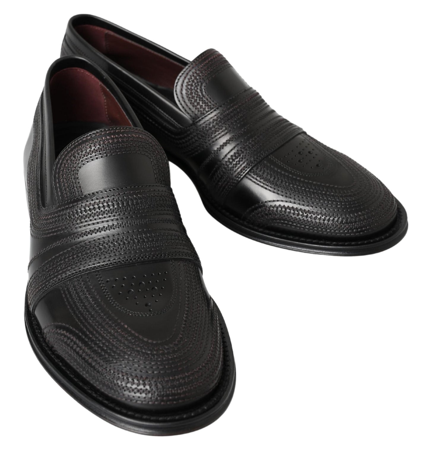 Dolce & Gabbana Elegant slippers in black leather