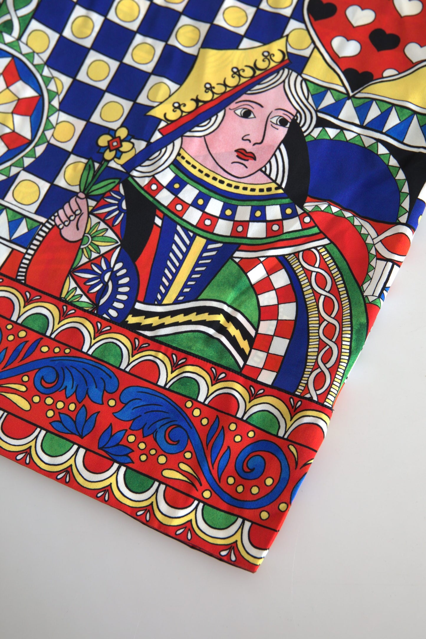 Dolce & Gabbana Elegant multicolor silk blouse