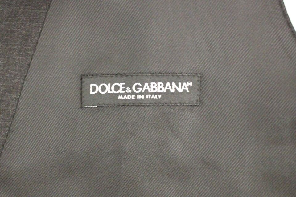 Dolce & Gabbana sileä harmaa villaliivi