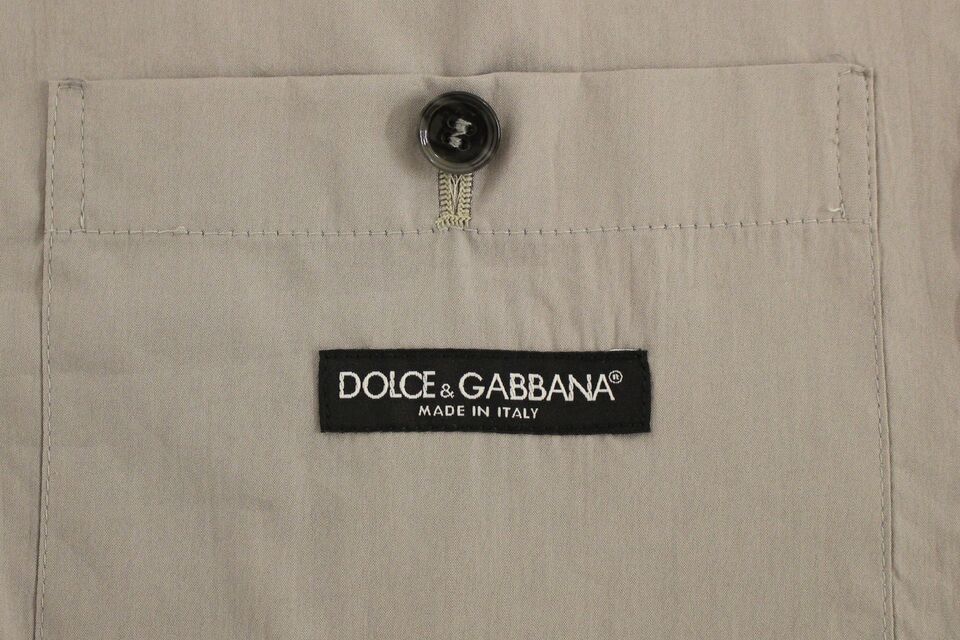 Dolce & Gabbana Elegant Grey Slim Fit -liivi