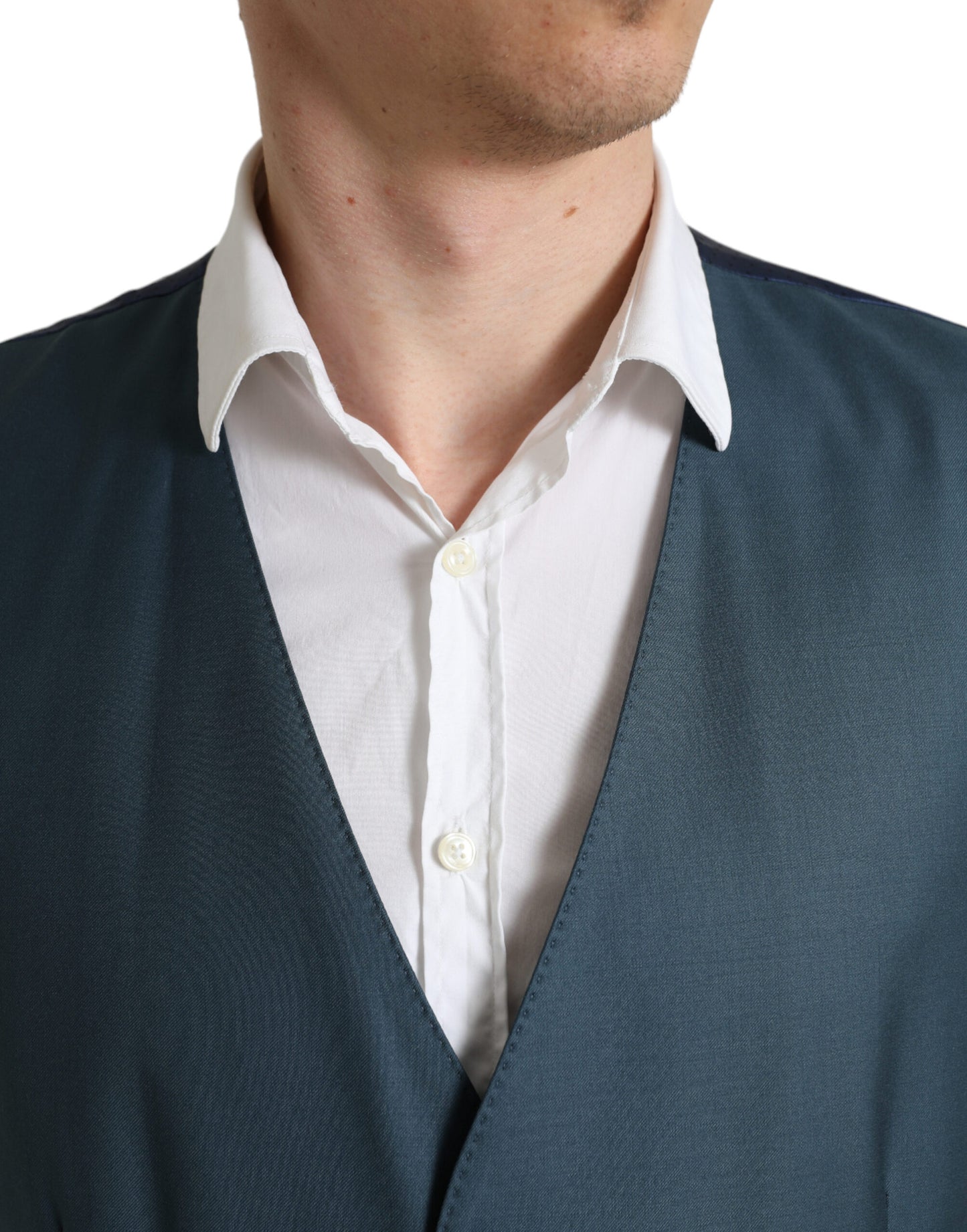 Dolce & Gabbana Elegant Wool Martini Suit, Green, Two-Piece