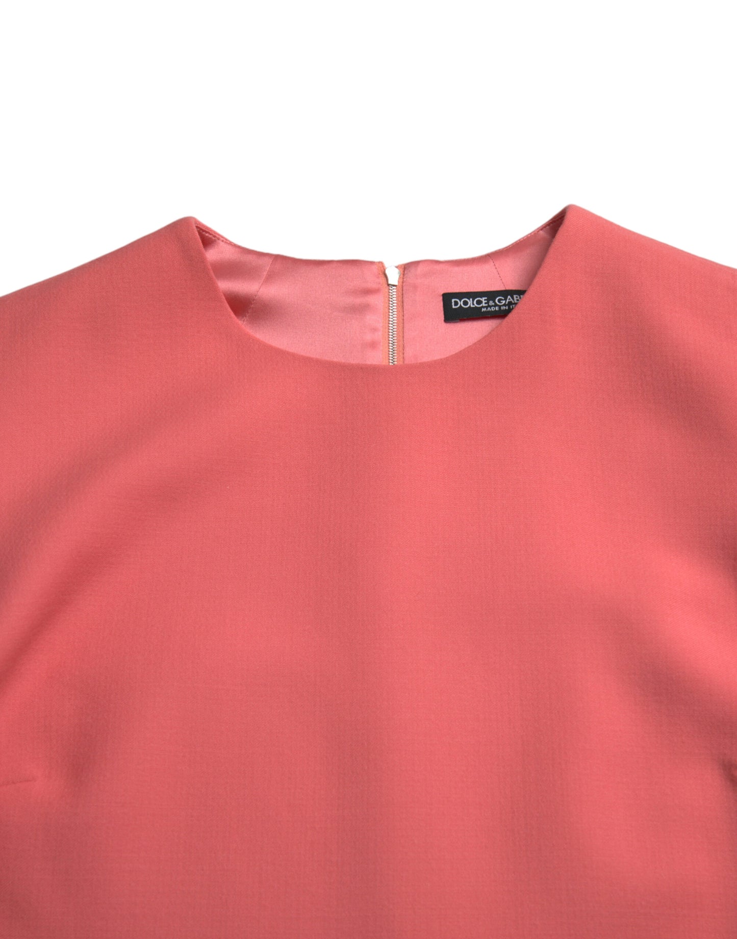 Dolce & Gabbana Chic vaaleanpunainen hihaton Shift minimekko