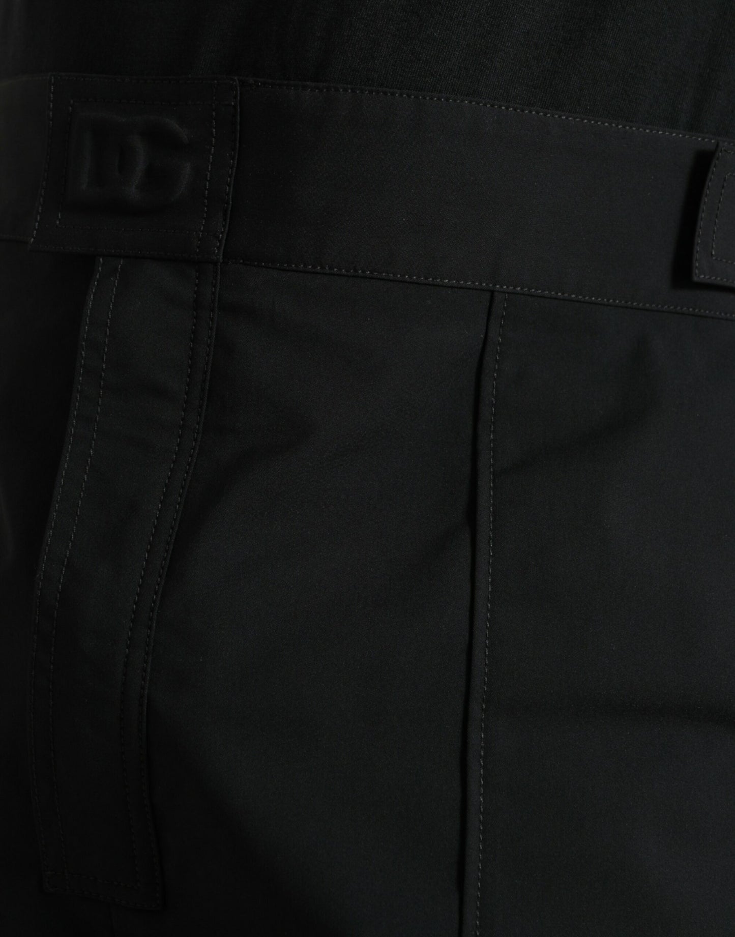 Dolce & Gabbana Elegant casual black straight pants