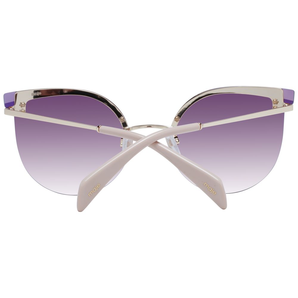 Maje Gold Stainless Steel Sunglasses