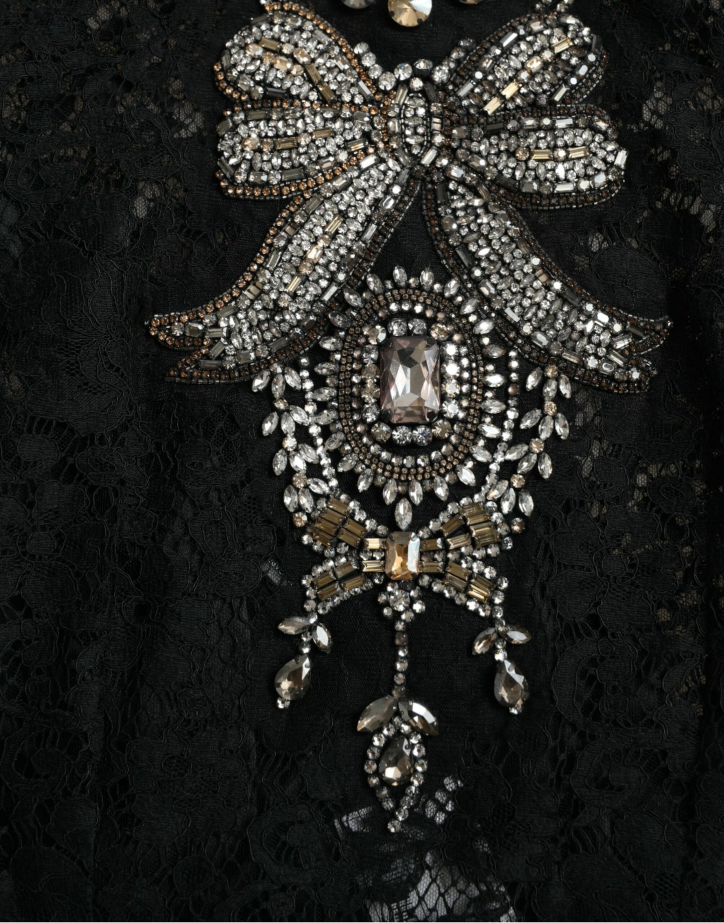 Dolce & Gabbana Elegant sheath dress with crystal embellishments