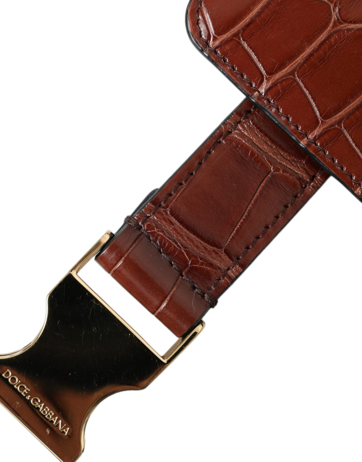 Dolce & Gabbana Tyylikäs kaksoisnahkainen Airpod ja kolikkolaukku