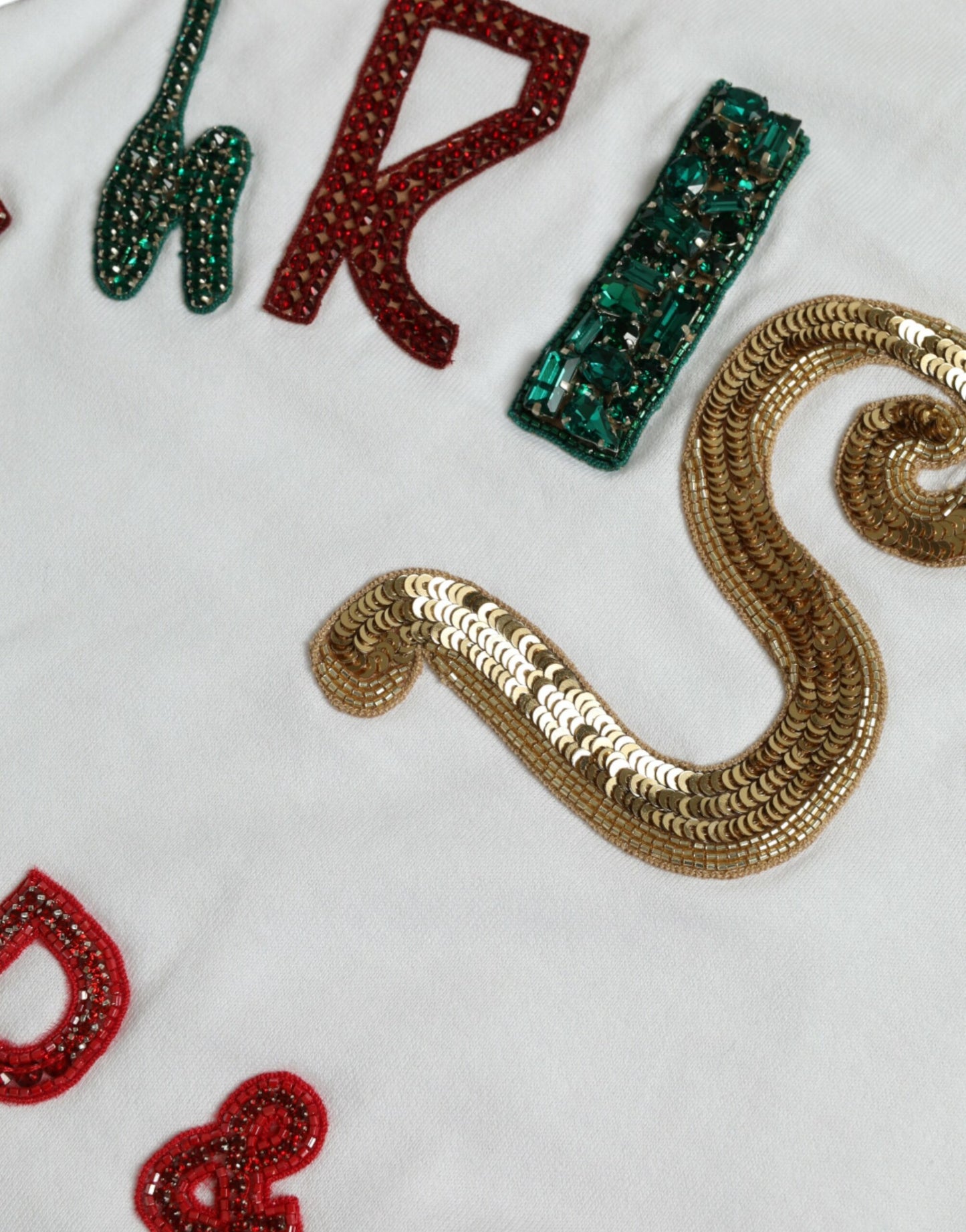 Dolce & Gabbana Elegant Cotton T-Shirt with Sequins