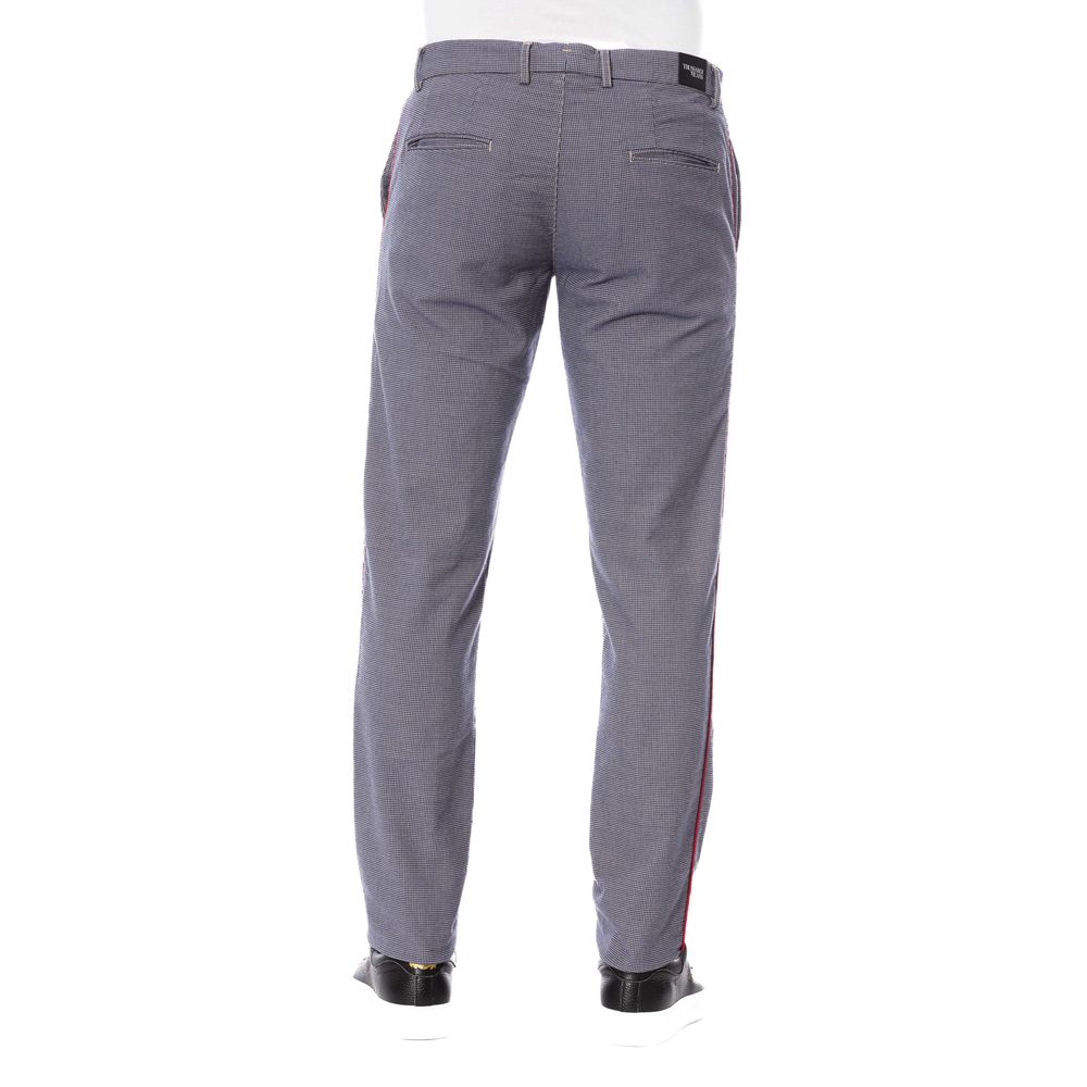Trussardi Jeans Blue Cotton Men's Pants