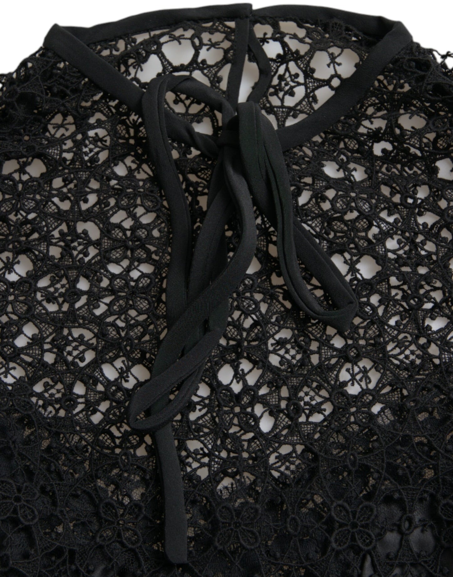 Dolce & Gabbana Elegant floral lace blouse top