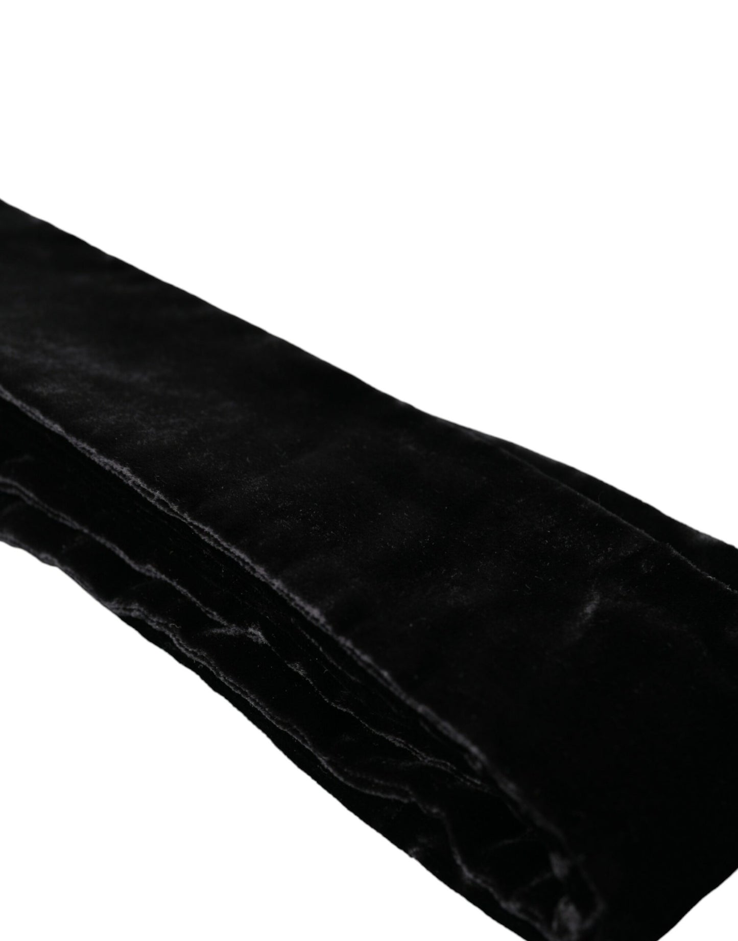 Dolce & Gabbana Black Viscose Belt for Women with Wide Waist