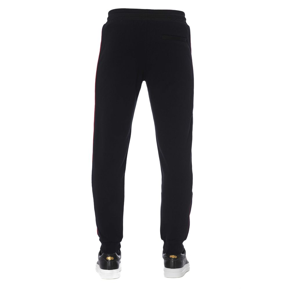 Miesten Trussardi Black Cotton -urheiluhousut