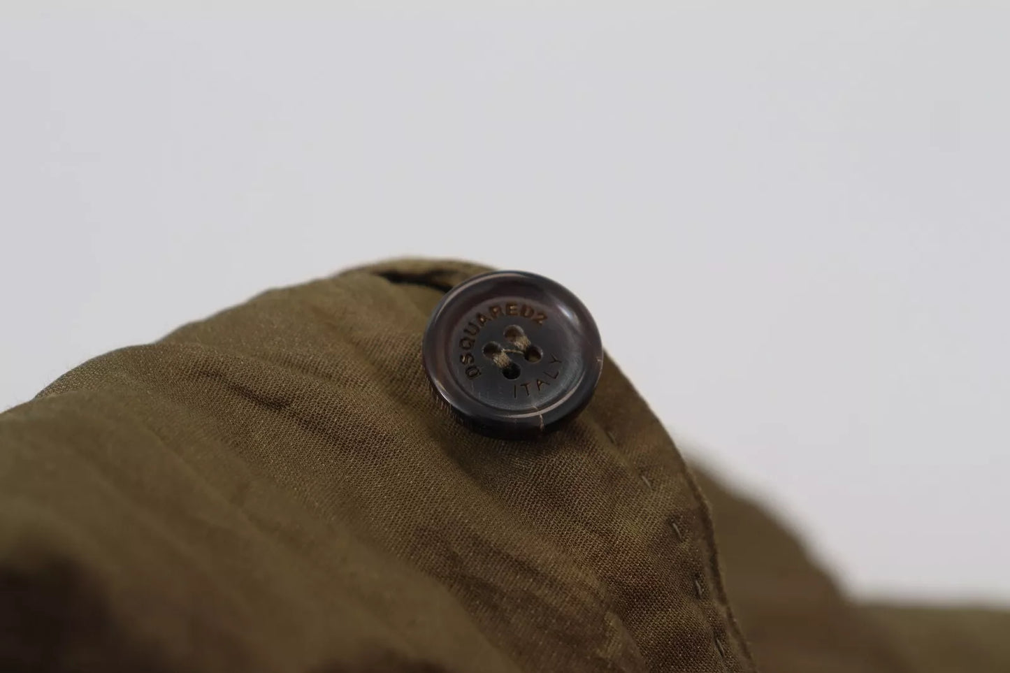 Dsquared² Green Single Breasted Men's Coat Blazer Jacket