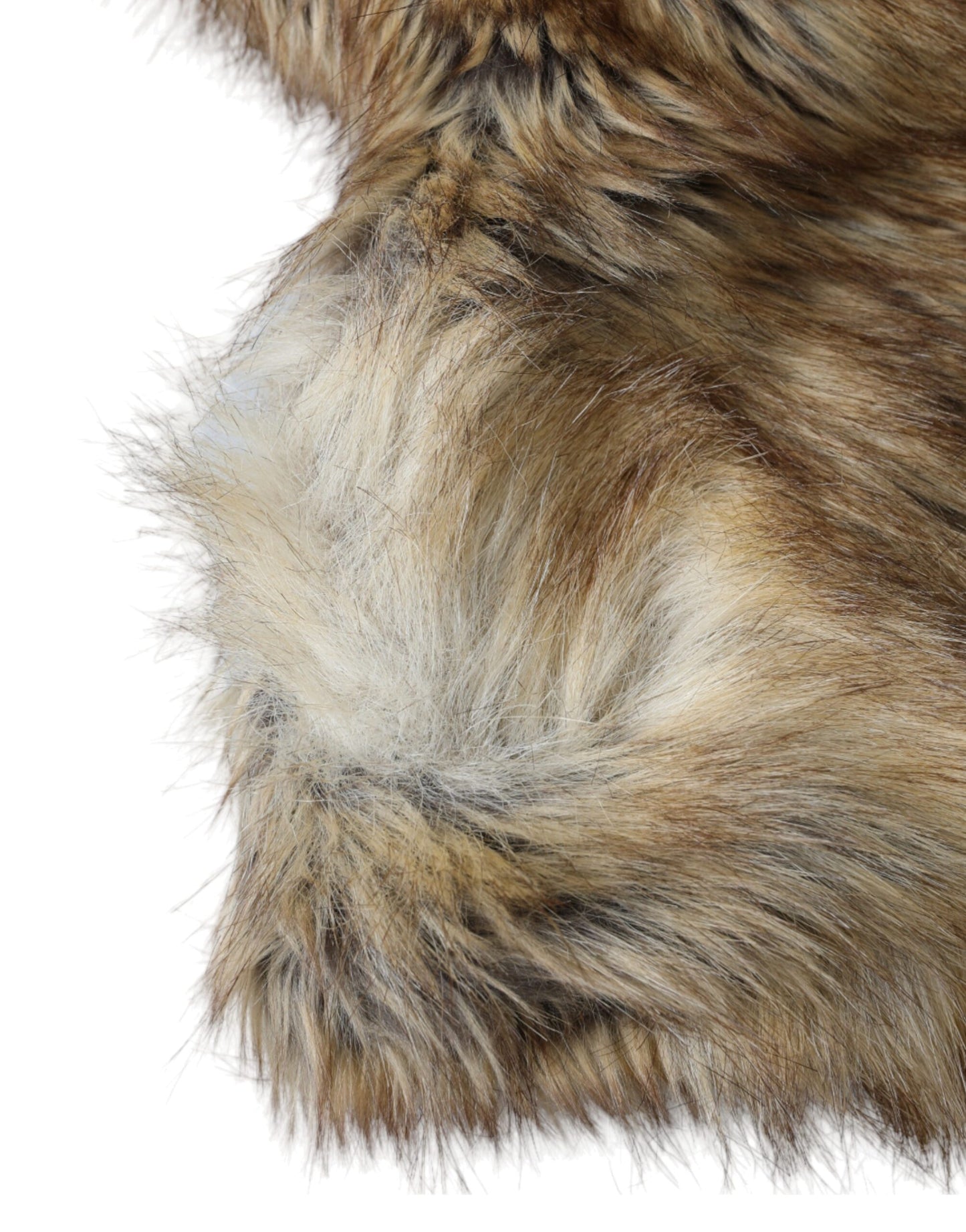 Dolce & Gabbana Brown Owl Faux Fur Full Head Hat